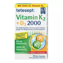 TETESEPT Vitamin K2+D3 2000 tableta, 30 kom