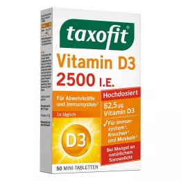 TAXOFIT Vitamin D3 2500 IU tablete, 50 kom