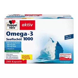 DOPPELHERZ Omega-3 ulje morske ribe 1000 kapsula, 240 kom