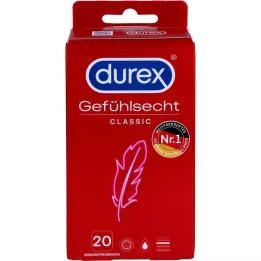 DUREX Real-feeling classic kondomi, 20 kom