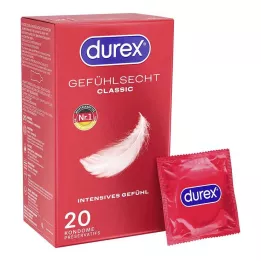 DUREX Real-feeling classic kondomi, 20 kom