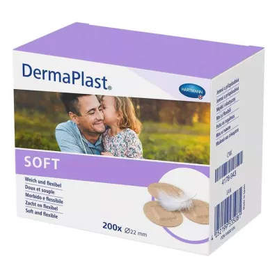 Dermaplast Soft Spots flasteri okrugli 22 mm, 200 kom Dermaplast Soft Spots flasteri okrugli 22 mm, 200 kom
