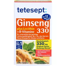 TETESEPT Ginseng 330 plus lecitin + vitamini B tab., 30 kom