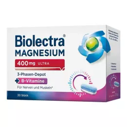 BIOLECTRA Magnezij 400 mg ultra 3-fazni depo, 30 kom