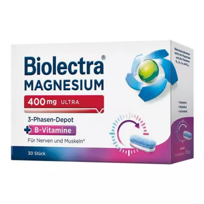 Biolectra Magnezij 400 mg ultra 3-fazni depo, 30 kom