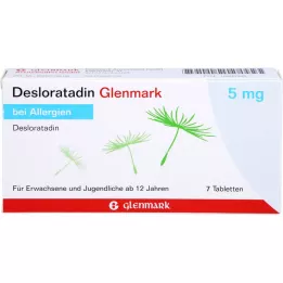 DESLORATADIN Glenmark 5 mg tablete, 7 kom