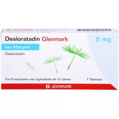 DESLORATADIN Glenmark 5 mg tablete, 7 kom