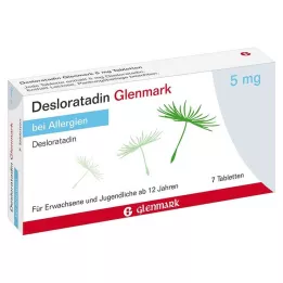 DESLORATADIN Glenmark 5 mg tablete, 7 kom