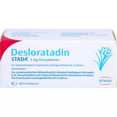 DESLORATADIN STADA 5 mg filmom obložene tablete, 20 kom