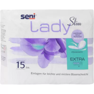 SENI Lady Slim jastučić za inkontinenciju extra, 15 komada