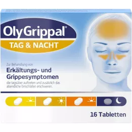 OLYGRIPPAL Dan &amp; Noć 500 mg/60 mg tablete, 16 kom