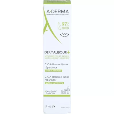 A-DERMA DERMALIBOUR+ CICA balzam za usne, 15 ml