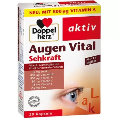 DOPPELHERZ Eyes Vital Vision Active kapsule, 30 kom