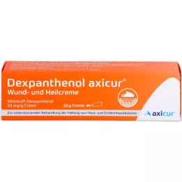 DEXPANTHENOL axicur krema za rane i zacjeljivanje 50 mg/g, 20 g