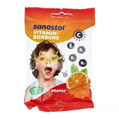 Sanostol vitaminski bomboni naranča (75 g)