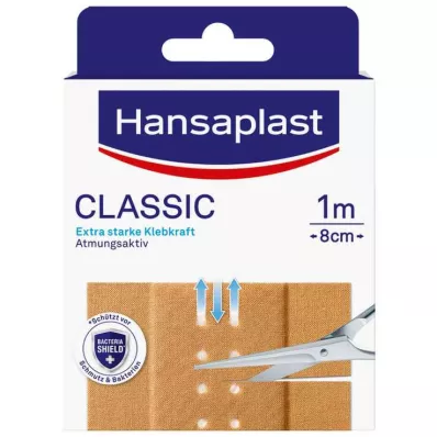 Hansaplast Classic gips 8 cm x 1 m, 1 kom Hansaplast Classic gips 8 cm x 1 m, 1 kom