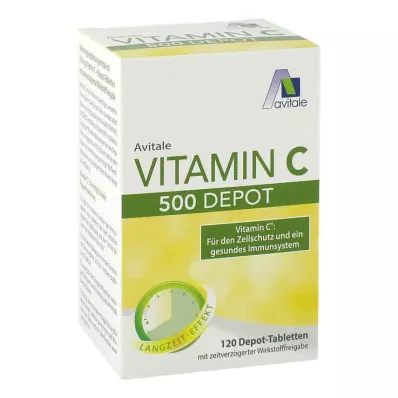 VITAMIN C 500 mg depo tablete, 120 kom