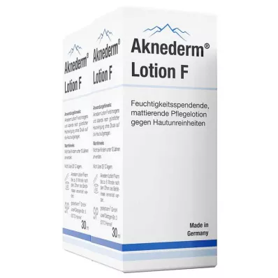 AKNEDERM Losion F, 2X30 ml