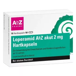 LOPERAMID AbZ acute 2 mg tvrde kapsule, 10 kom