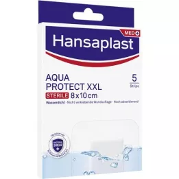 HANSAPLAST Aqua Protect obloga za rane sterilna 8x10 cm, 5 kom