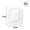 Hansaplast SENSITIVE XL obloga za rane sterilna 6x7 cm, 5 kom