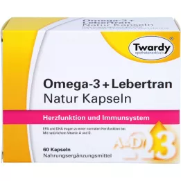 OMEGA-3+ulje jetre bakalara prirodne kapsule, 60 kom