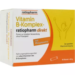 VITAMIN B-KOMPLEX-ratiopharm direct prašak, 40 kom