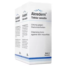 AKNEDERM Tinktura osjetljiva, 2X50 ml