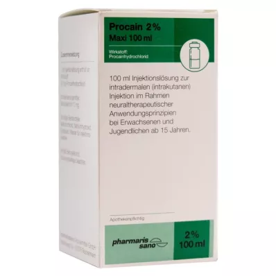 Procaine pharmarissano 2% Maxi otopina za injekciju Fla.100 ml, 100 ml