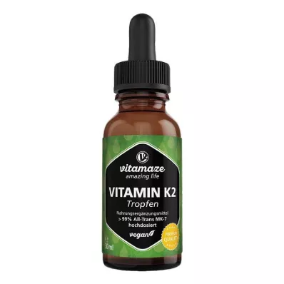 VITAMIN K2 MK7 kapi visoke doze veganske, 50 ml