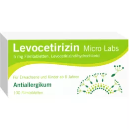 LEVOCETIRIZIN Micro Labs 5 mg filmom obložene tablete, 100 kom