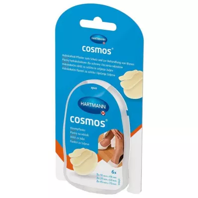 COSMOS Mješavina flastera za žuljeve 3 veličine, 6 kom COSMOS Mješavina flastera za žuljeve 3 veličine, 6 kom