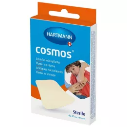 COSMOS Abrazivni flaster 45x65 mm sterilni, 4 komada