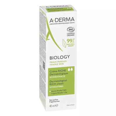 A-Derma Biology bogata hidratantna krema (40 ml)