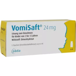 VOMISAFT 24 mg oralna otopina, 5X6 ml
