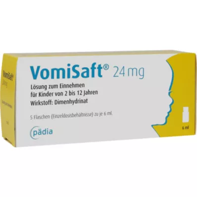 VOMISAFT 24 mg oralna otopina, 5X6 ml