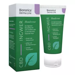 BIONORICA Derma Line Ginger-CBD Krema za ruke, 50 ml
