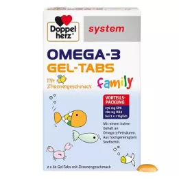 DOPPELHERZ Omega-3 Gel-Tabs obiteljski sustav, 120 kom