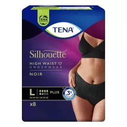 TENA SILHOUETTE plus L crni, 8 komada