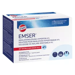 EMSER® inhalacijska otopina hipertonična 4%, 20X5 ml