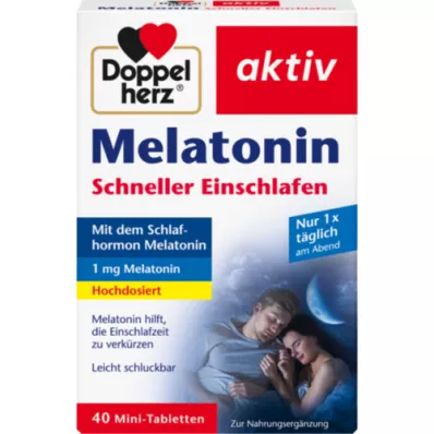 DOPPELHERZ Melatonin tablete, 40 kom