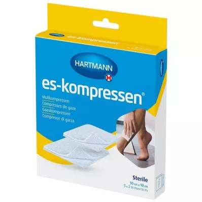 es-kompressen® komprese od gaze 10 cm x 10 cm sterilne, 5x2 kom es-kompressen® komprese od gaze 10 cm x 10 cm sterilne, 5x2 kom