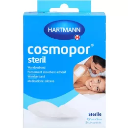 COSMOPOR sterilna obloga za rane 5x7,2 cm OTC, 5 kom