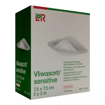 Vliwasorb sensitive 7,5x7,5 cm superabsorb.Wundv., 10 kom Vliwasorb sensitive 7,5x7,5 cm superabsorb.Wundv., 10 kom