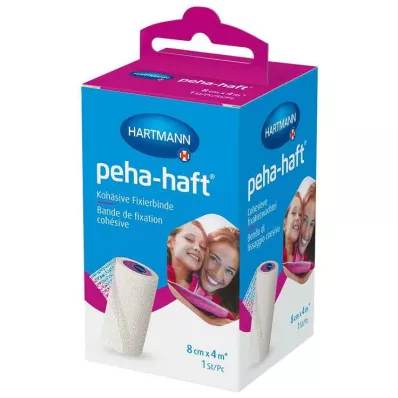 peha-haft® kohezivni fiksirajući zavoj bez lateksa 8 cm x 4 m, 1 komad