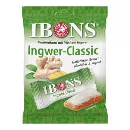 IBONS Ginger Classic vrećica žvakaćih slatkiša, 92 g