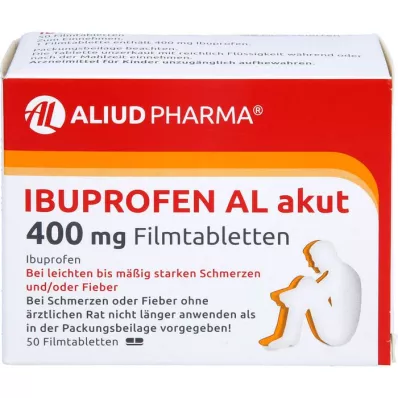 IBUPROFEN AL acute 400 mg filmom obložene tablete, 50 kom