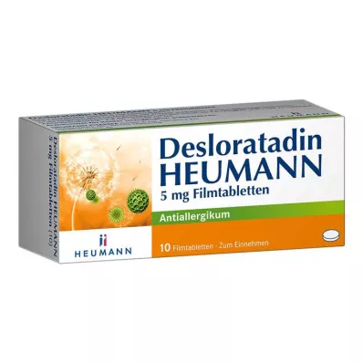 Desloratadine HEUMANN 5 mg filmom obložene tablete, 10 kom