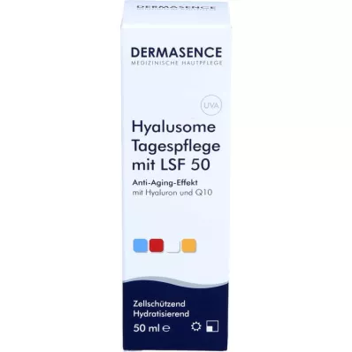 DERMASENCE Emulzija za dnevnu njegu Hyalusome LSF 50, 50 ml