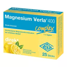 MAGNESIUM VERLA 400 lemon direct granula, 25 komada